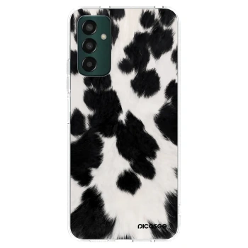 Picasee Samsung Galaxy M13 M135F Hülle - Transparentes Silikon - Black Moo