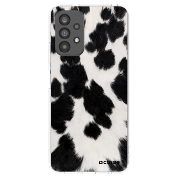 Picasee Samsung Galaxy A73 5G Hülle - Transparentes Silikon - Black Moo