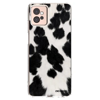 Picasee Motorola Moto G32 Hülle - Transparentes Silikon - Black Moo