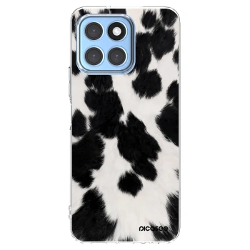 Picasee Honor X6 Hülle - Transparentes Silikon - Black Moo