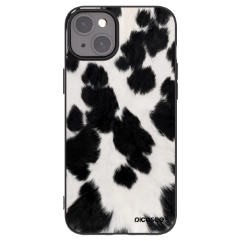 Picasee Apple iPhone 15 Plus Hülle - Schwarzes Silikon - Black Moo