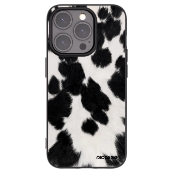 Picasee Apple iPhone 15 Pro Hülle - Schwarzes Silikon - Black Moo
