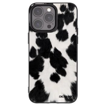 Picasee Apple iPhone 15 Pro Max Hülle - Schwarzes Silikon - Black Moo