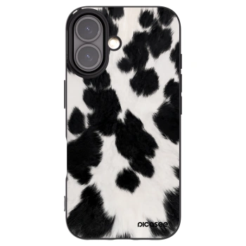 Picasee Apple iPhone 16 Hülle - Schwarzes Silikon - Black Moo