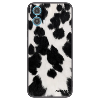Picasee Motorola Moto G34 5G Hülle - Schwarzes Silikon - Black Moo