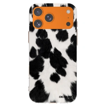 Picasee Apple iPhone 17 Pro Max Hülle - Transparentes Silikon - Black Moo