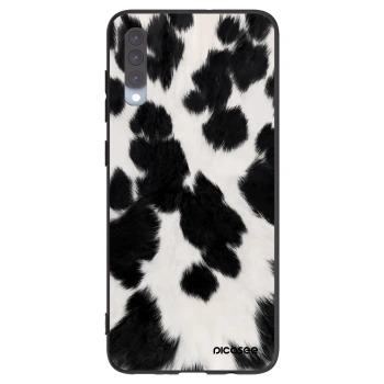 Picasee Samsung Galaxy A70 A705F Hülle - Schwarzes Silikon - Black Moo