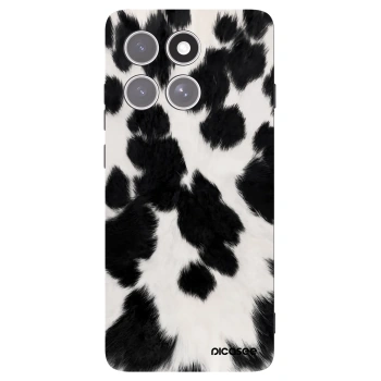 Picasee Motorola Edge 60 Pro Hülle - Schwarzes Silikon - Black Moo