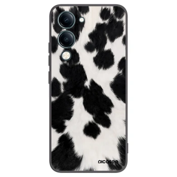 Picasee Vivo Y29s 5G Hülle - Schwarzes Silikon - Black Moo