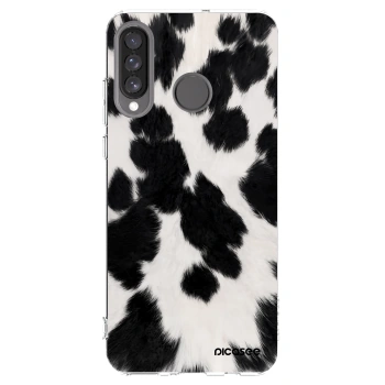 Picasee Huawei P30 Lite Hülle - Transparentes Silikon - Black Moo