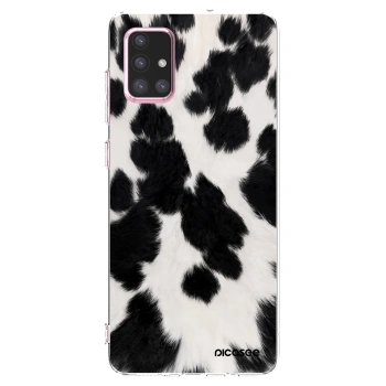 Picasee Samsung Galaxy A71 A715F Hülle - Transparentes Silikon - Black Moo