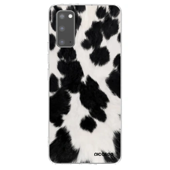 Picasee Samsung Galaxy S20 G980F Hülle - Transparentes Silikon - Black Moo