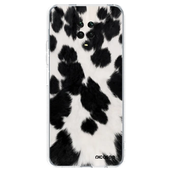 Picasee Xiaomi Redmi Note 9S Hülle - Transparentes Silikon - Black Moo