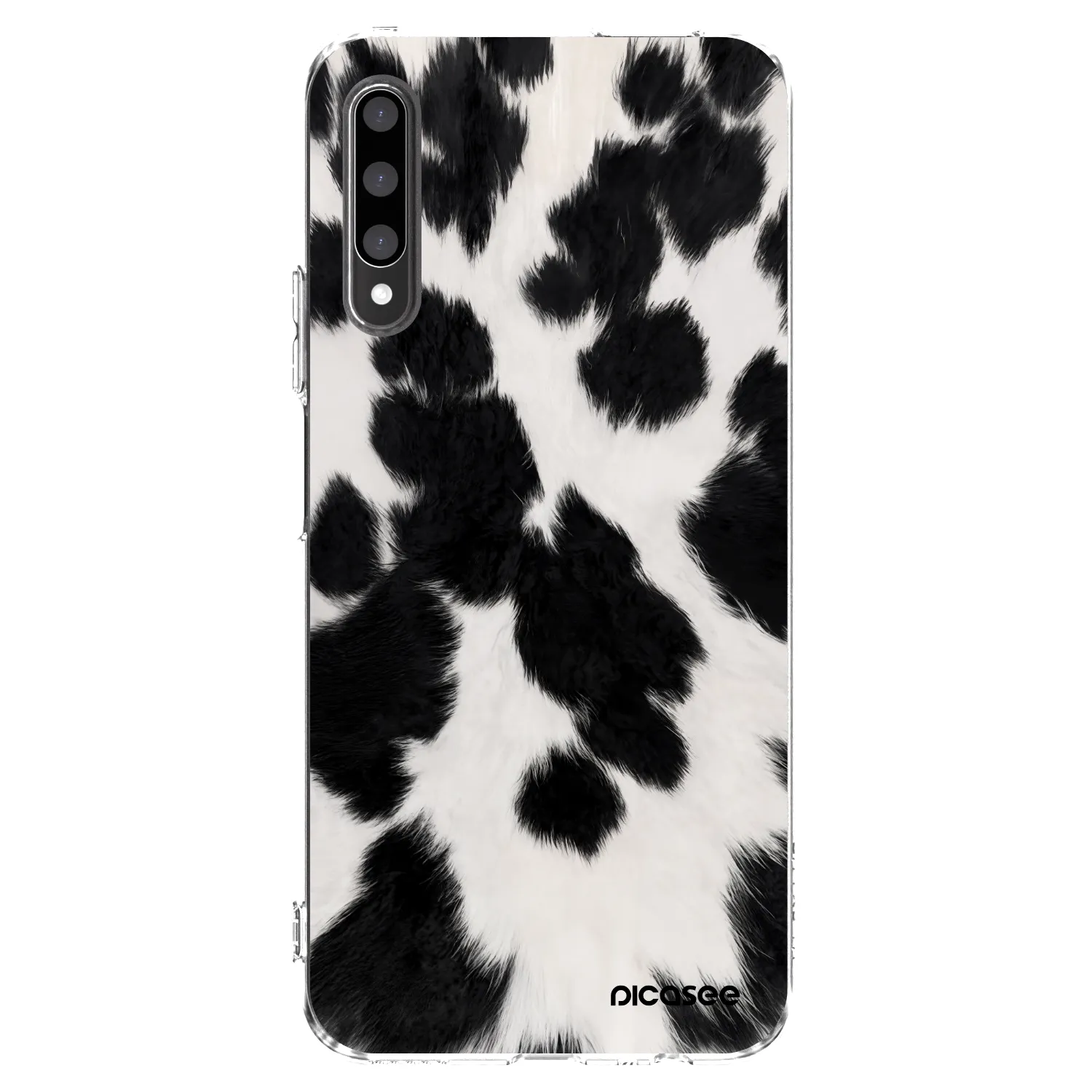 Picasee Honor 9X Pro Hülle - Transparentes Silikon - Black Moo