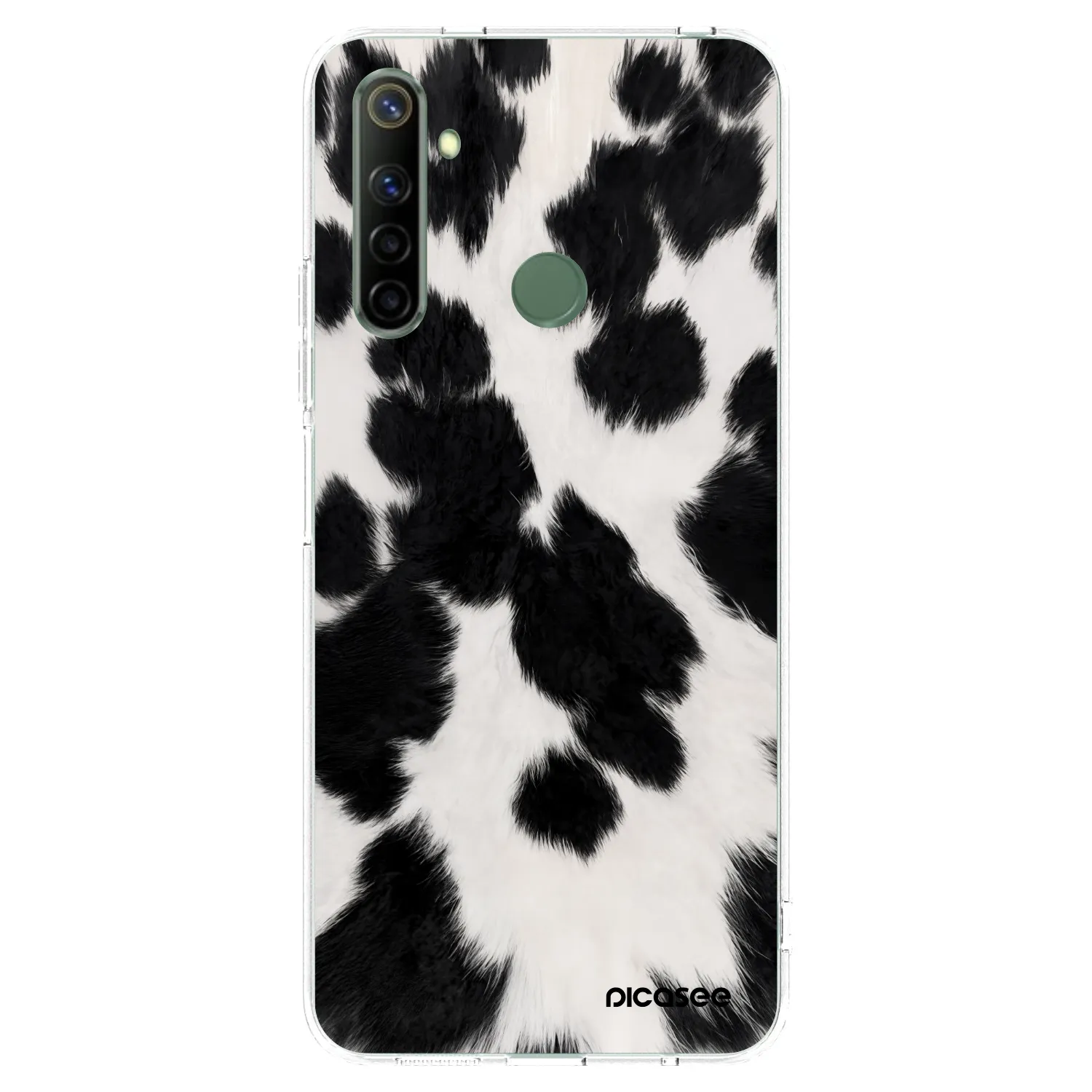 Picasee Realme 6i Hülle - Transparentes Silikon - Black Moo