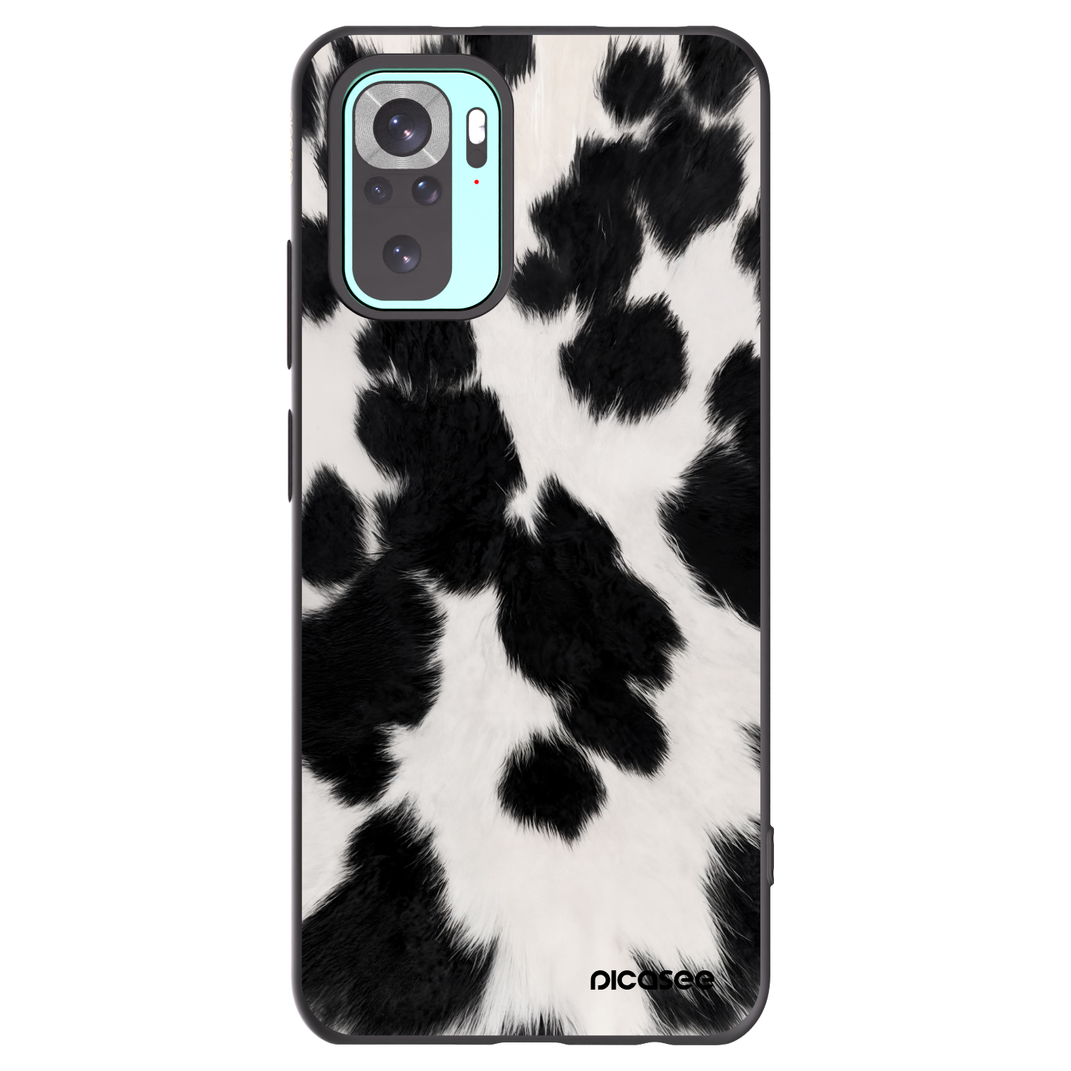 Picasee Xiaomi Redmi Note 10 Pro Hülle - Schwarzes Silikon - Black Moo
