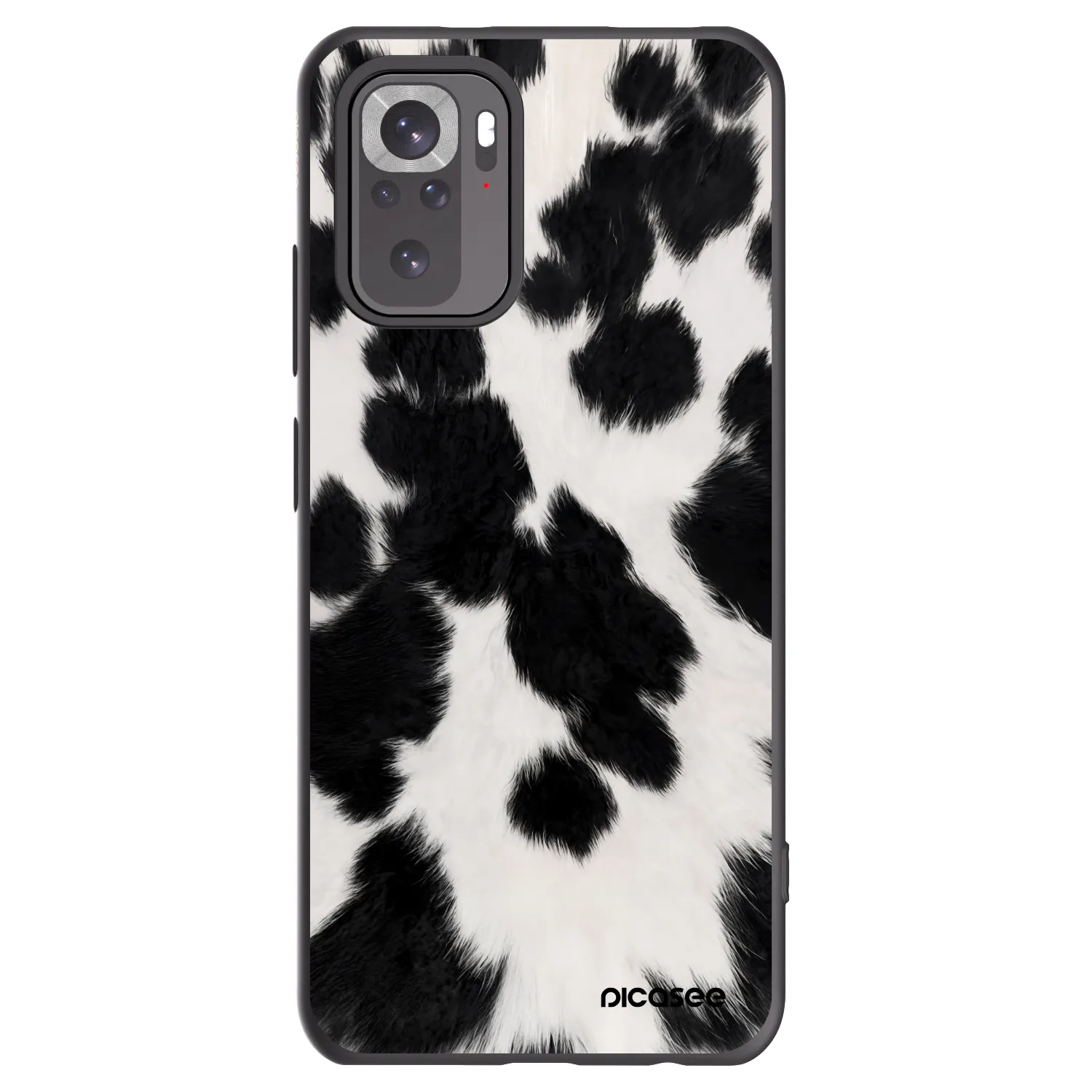 Picasee Xiaomi Redmi Note 10S Hülle - Schwarzes Silikon - Black Moo