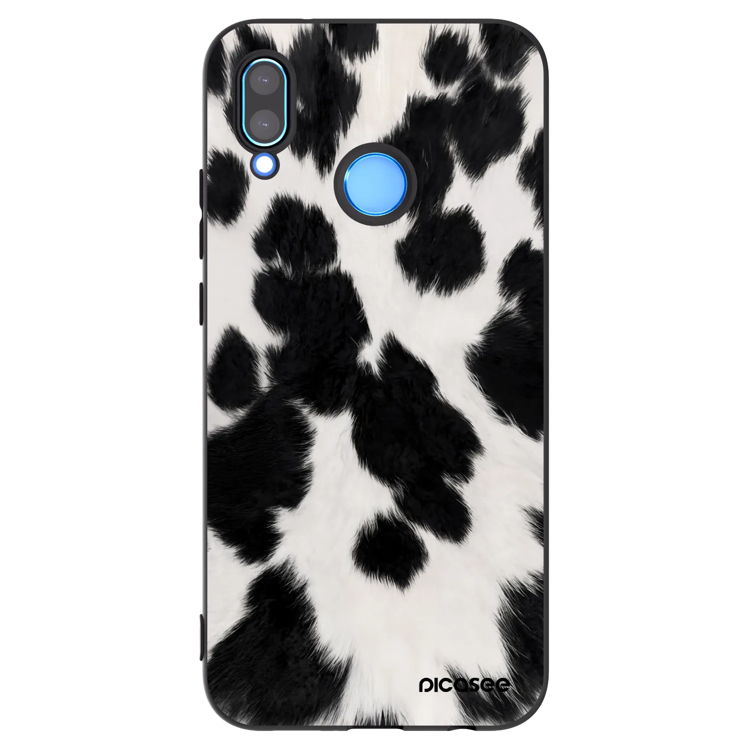 Picasee Huawei P20 Lite Hülle - Schwarzes Silikon - Black Moo