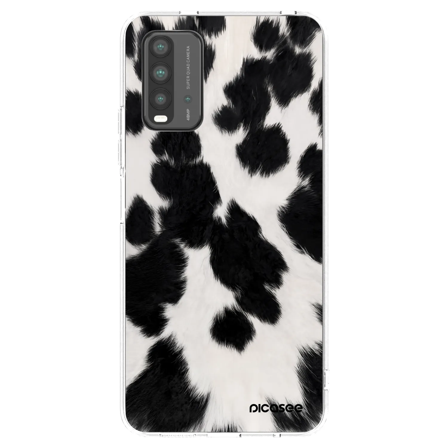 Picasee Xiaomi Redmi 9T Hülle - Transparentes Silikon - Black Moo