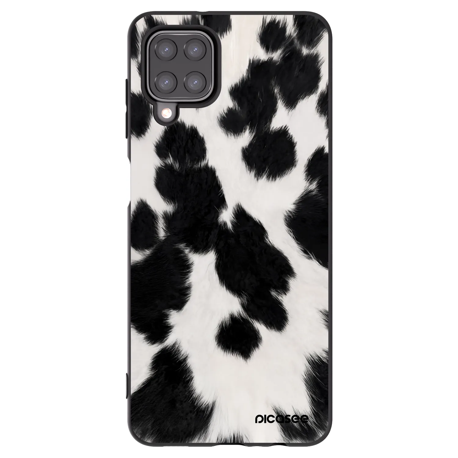 Picasee Samsung Galaxy M12 M127F Hülle - Schwarzes Silikon - Black Moo