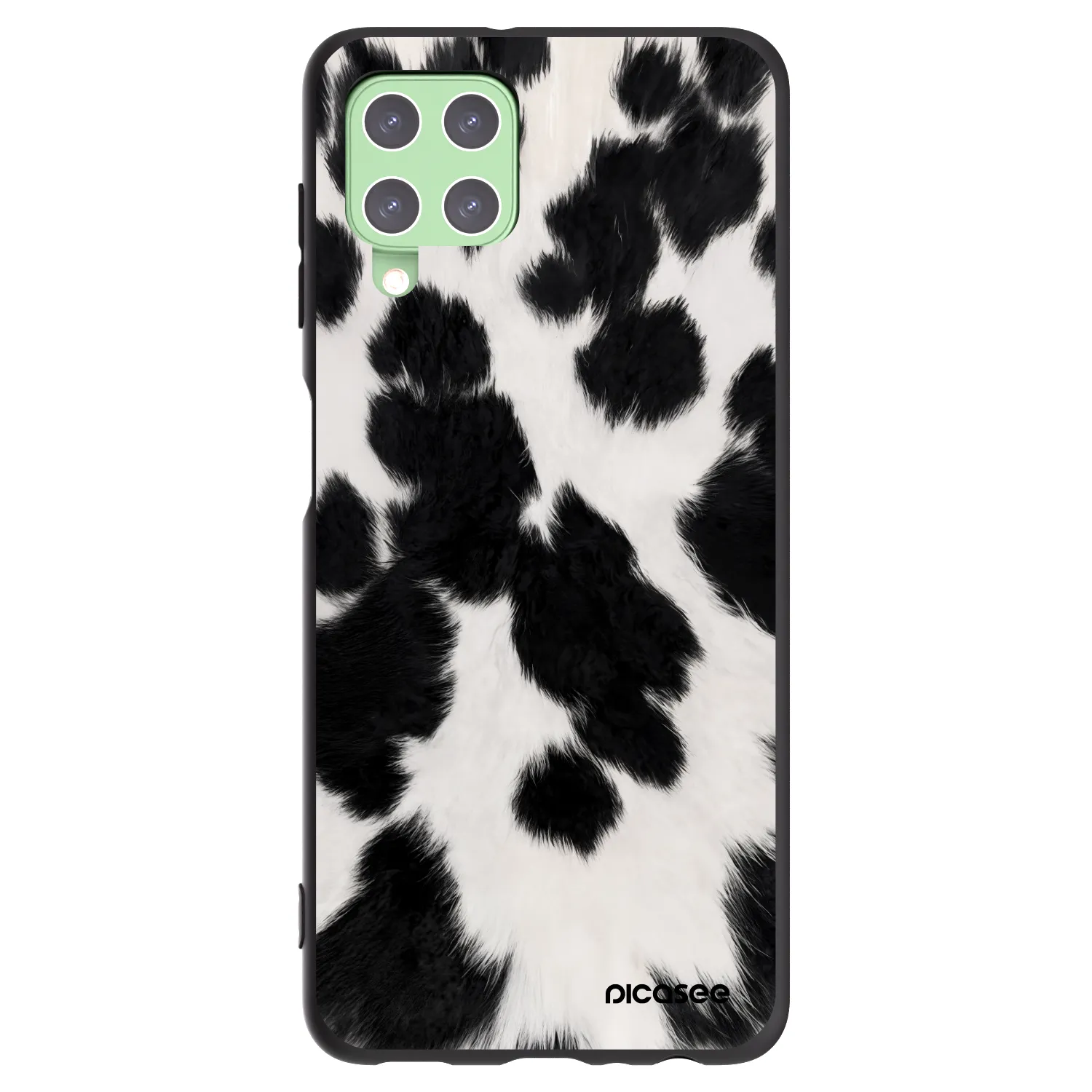 Picasee Samsung Galaxy A22 A225F 4G Hülle - Schwarzes Silikon - Black Moo