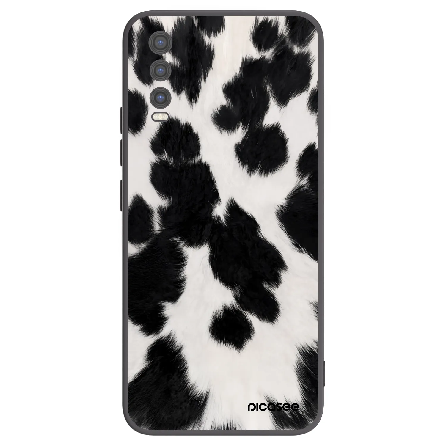 Picasee Vivo Y20s Hülle - Schwarzes Silikon - Black Moo