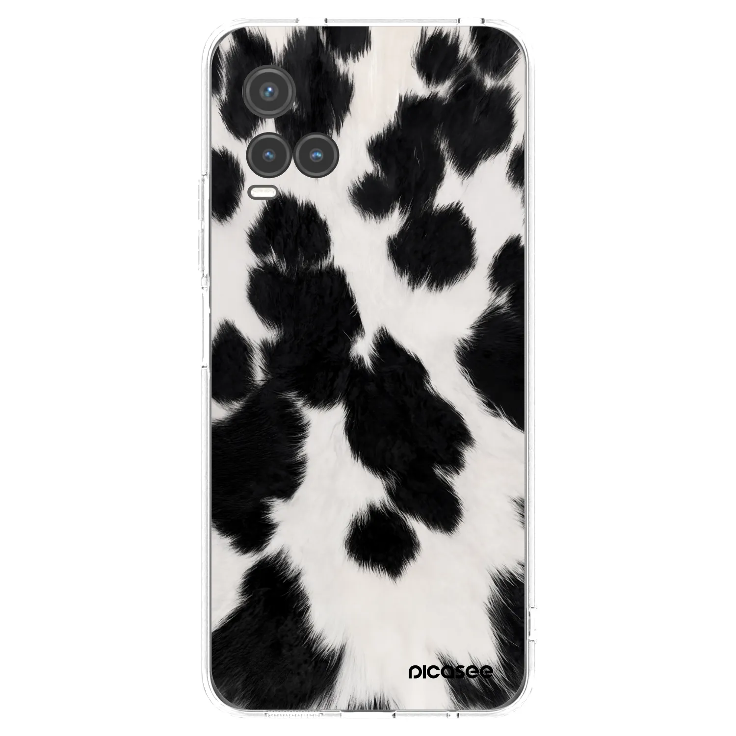 Picasee Vivo Y33s Hülle - Transparentes Silikon - Black Moo