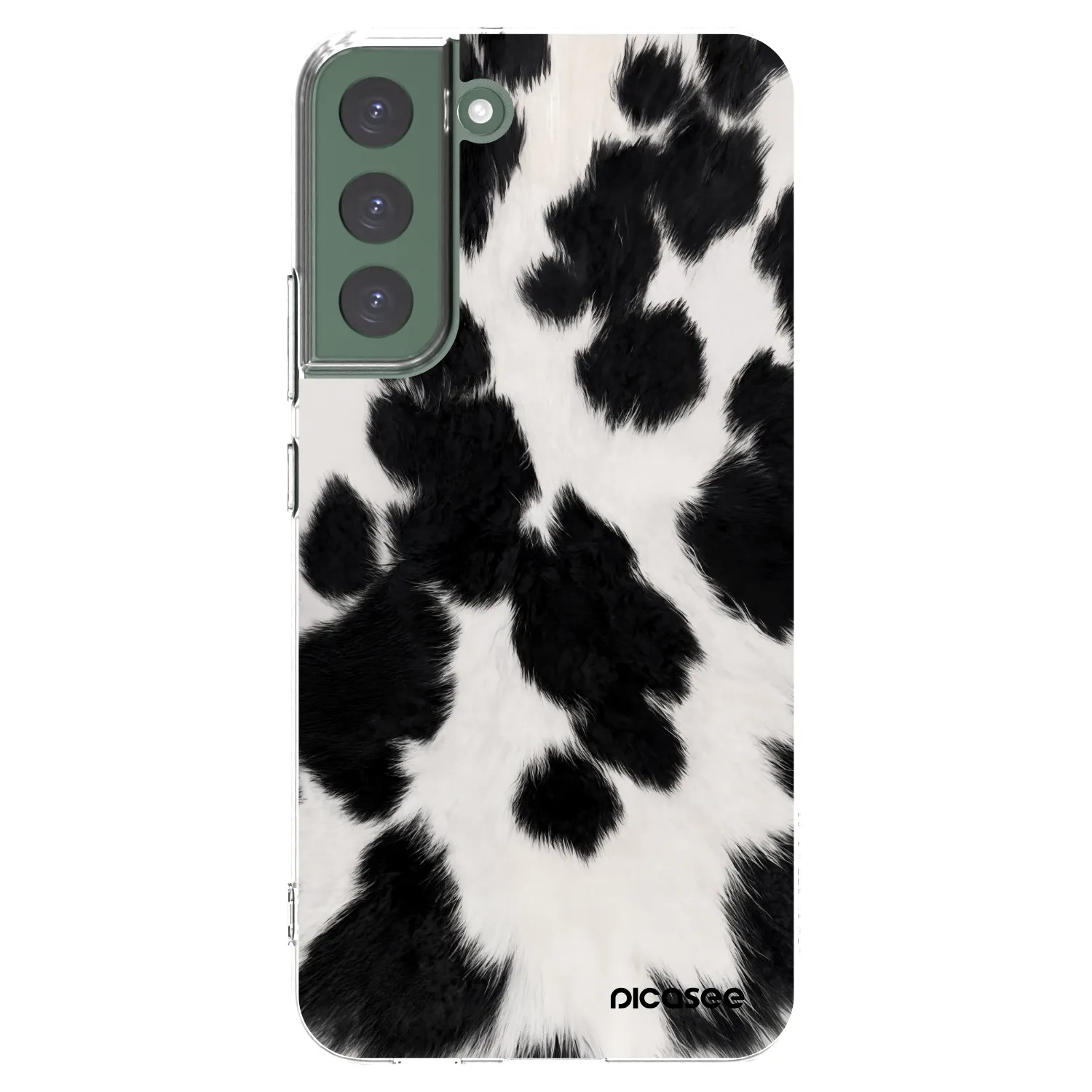Picasee Samsung Galaxy S22+ 5G Hülle - Transparentes Silikon - Black Moo