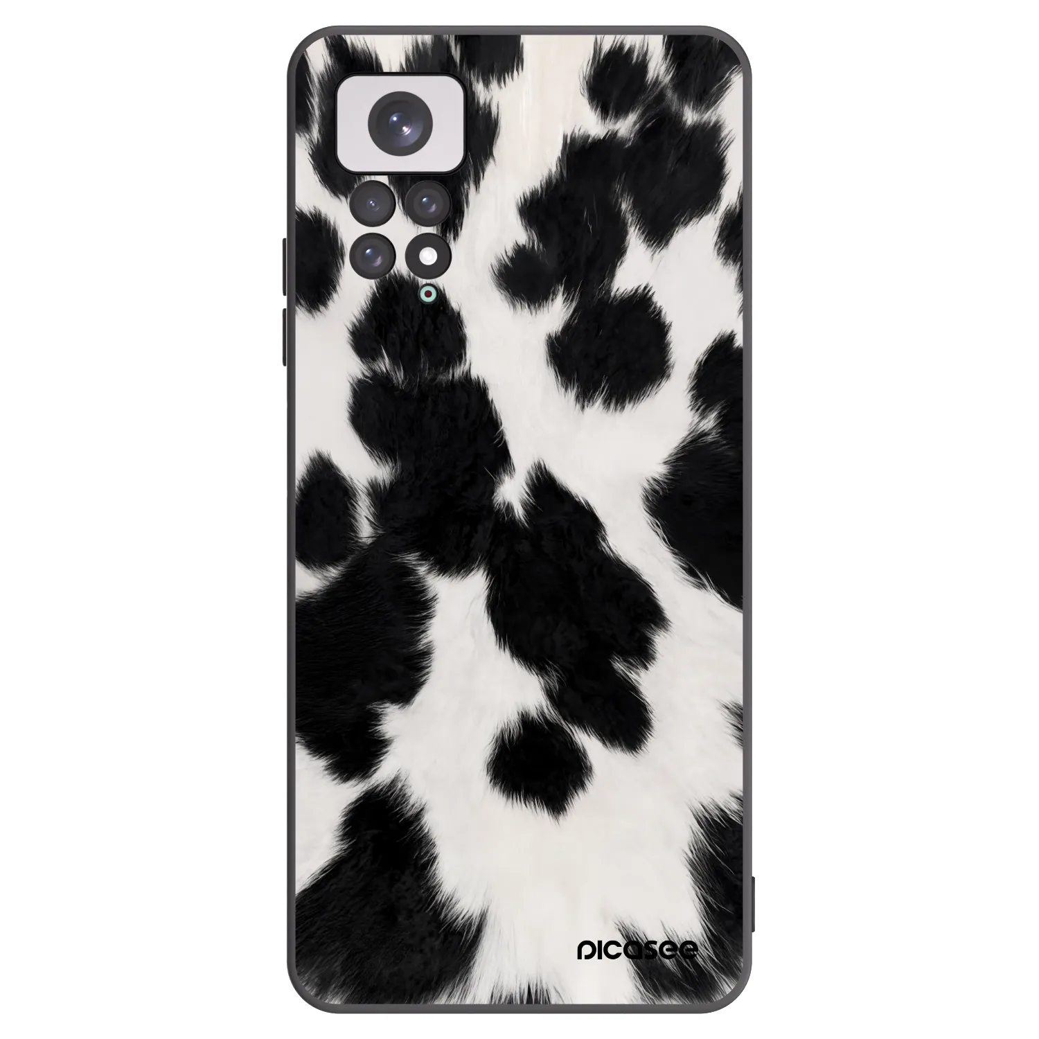 Picasee Xiaomi Redmi Note 11 Hülle - Schwarzes Silikon - Black Moo