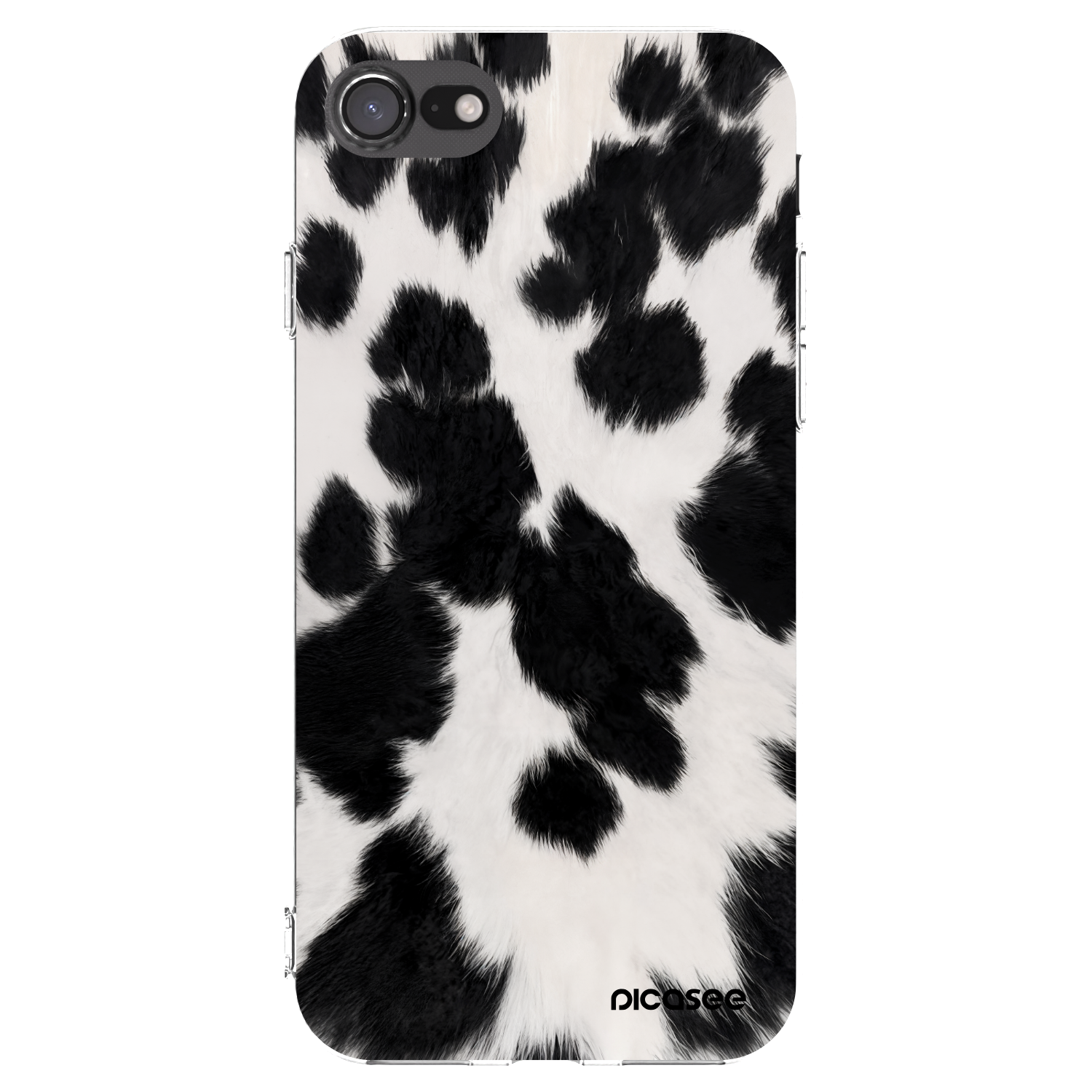 Picasee Apple iPhone SE 2022 Hülle - Transparentes Silikon - Black Moo