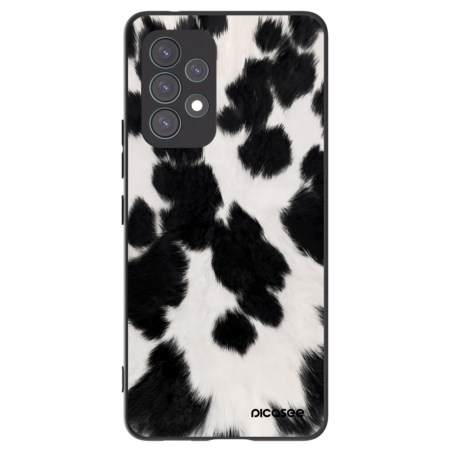 Picasee Samsung Galaxy A53 5G A536 Hülle - Schwarzes Silikon - Black Moo