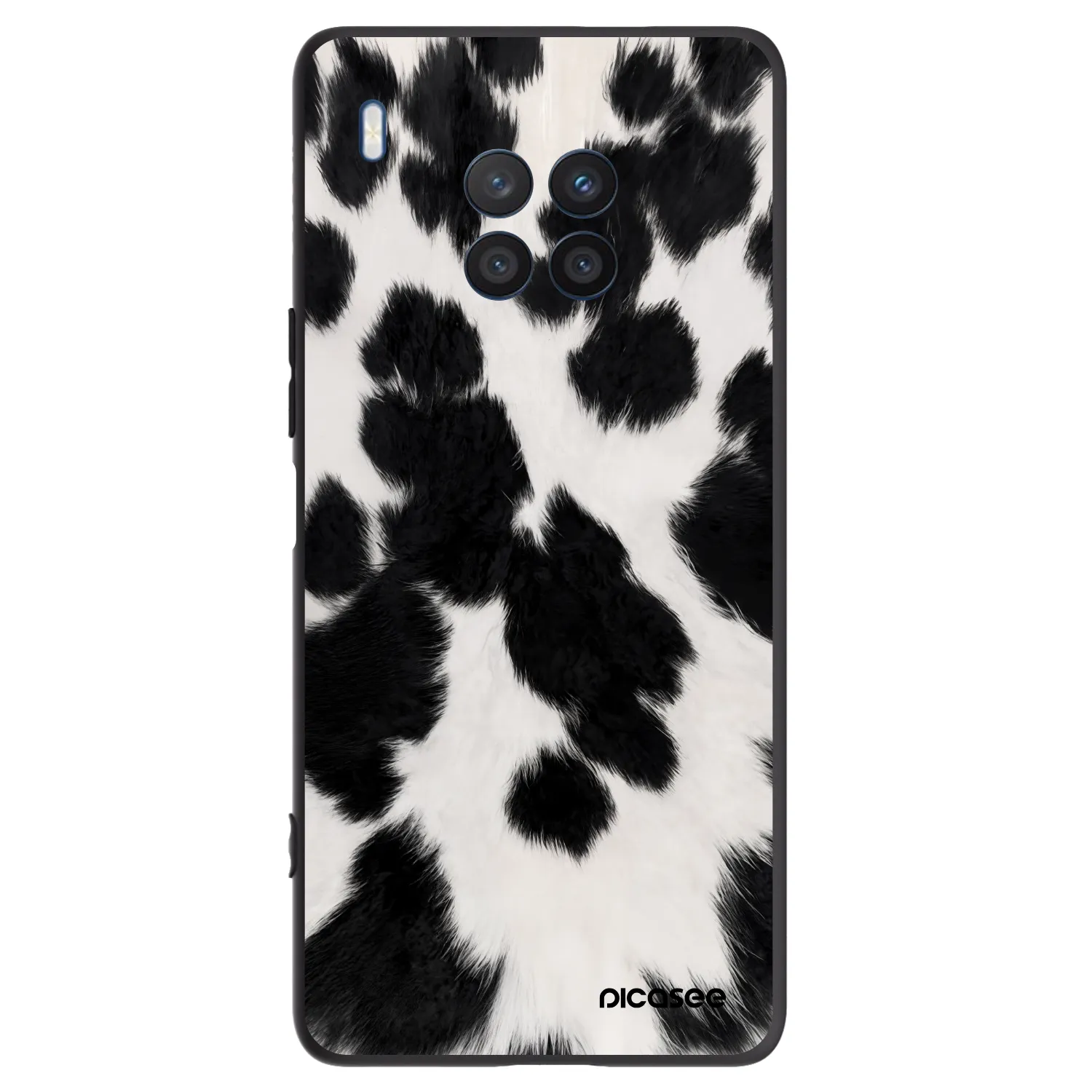 Picasee Honor 50 Lite Hülle - Schwarzes Silikon - Black Moo