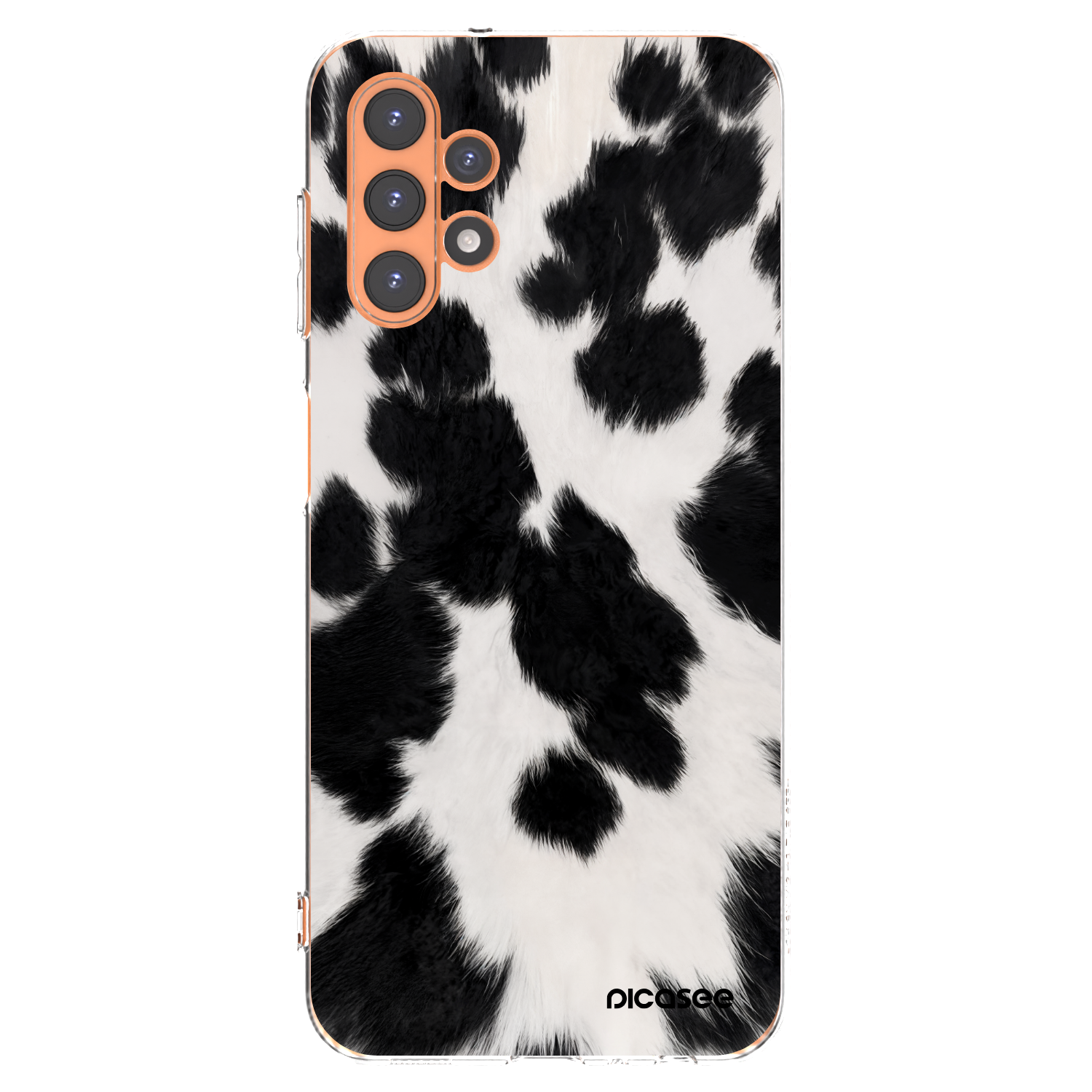 Picasee Samsung Galaxy A13 4G A135 Hülle - Transparentes Silikon - Black Moo