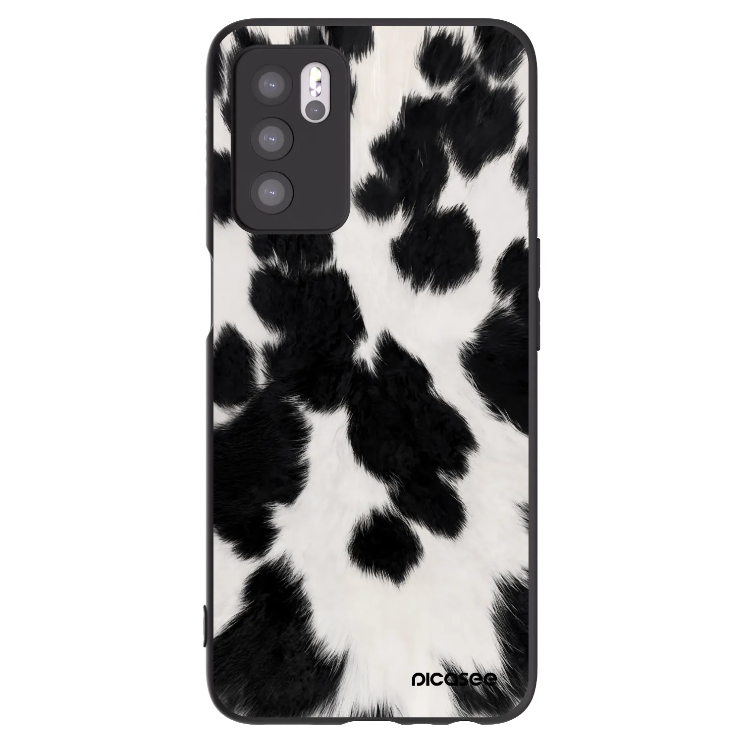 Picasee OPPO A16s Hülle - Schwarzes Silikon - Black Moo