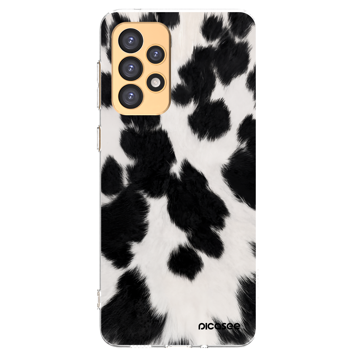 Picasee Samsung Galaxy A33 5G A336 Hülle - Transparentes Silikon - Black Moo