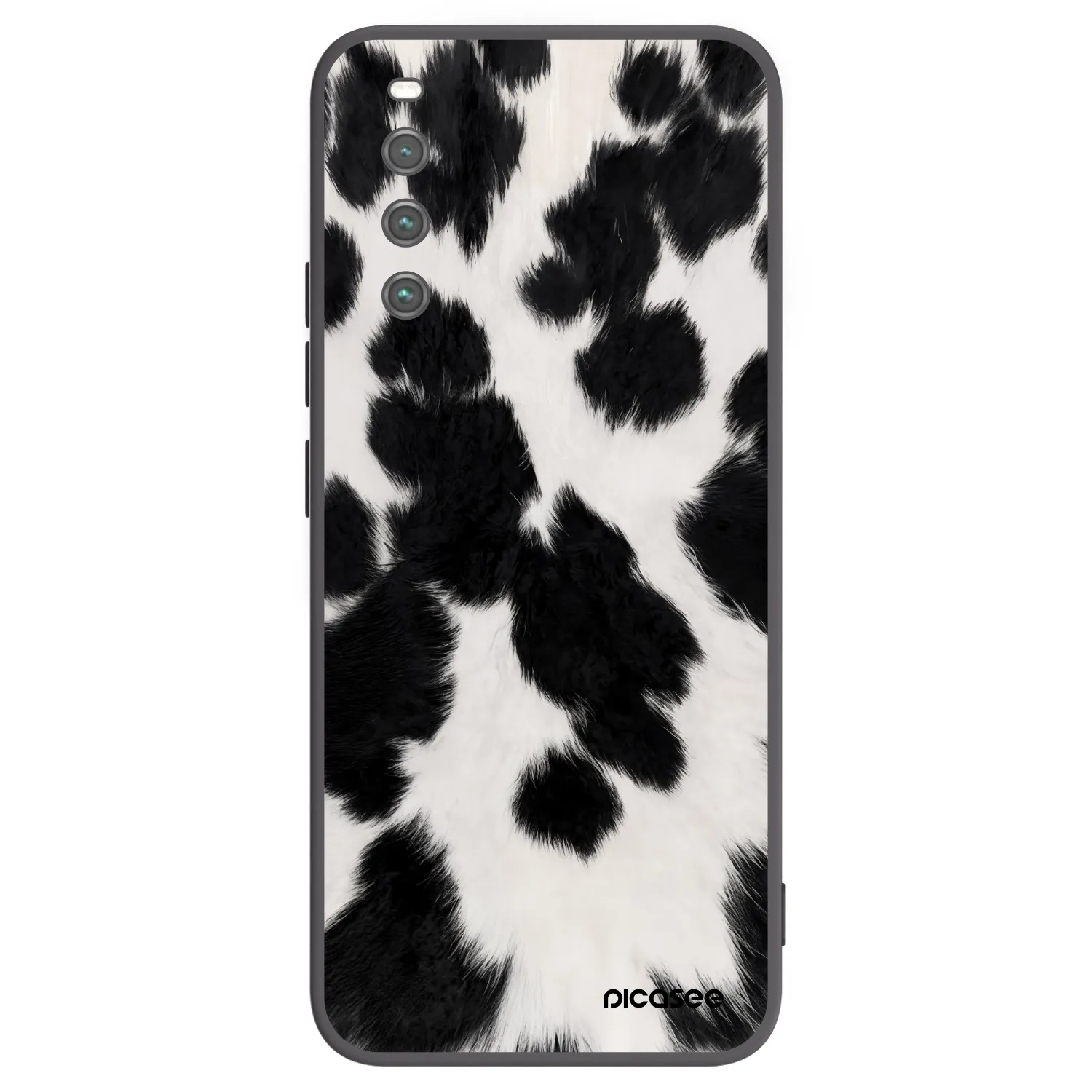 Picasee Sony Xperia 10 IV 5G Hülle - Schwarzes Silikon - Black Moo