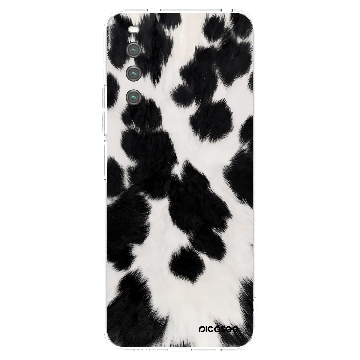 Picasee Sony Xperia 10 IV 5G Hülle - Transparentes Silikon - Black Moo