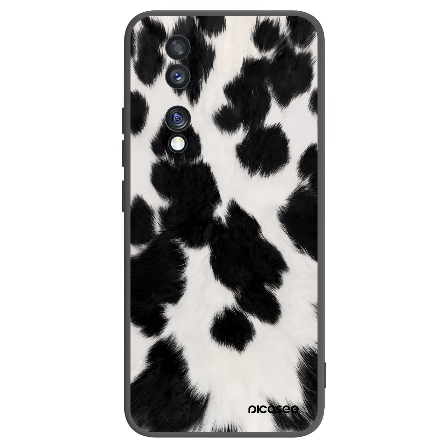 Picasee Honor 70 Hülle - Schwarzes Silikon - Black Moo