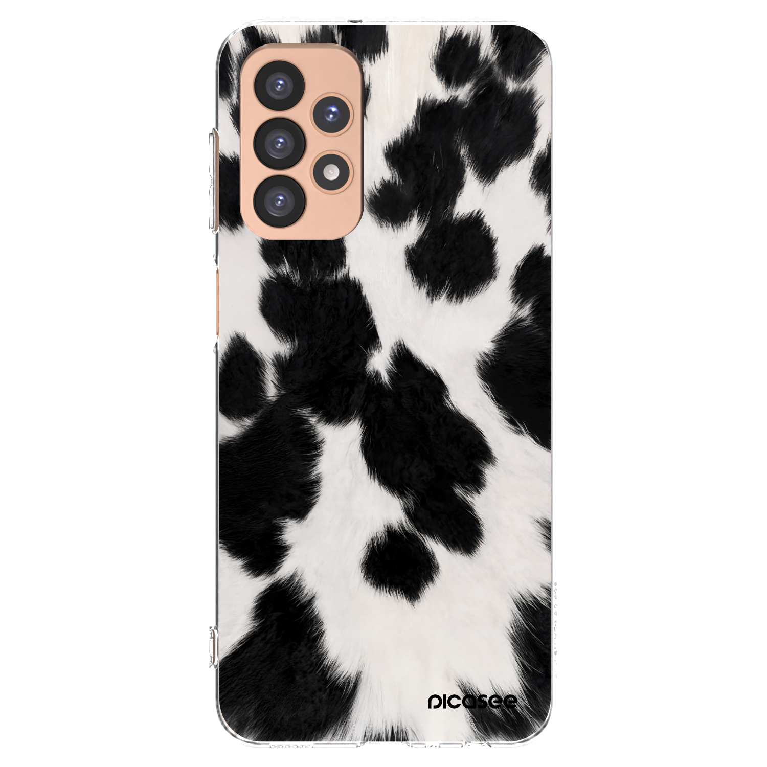 Picasee Samsung Galaxy A23 A236B 5G Hülle - Transparentes Silikon - Black Moo