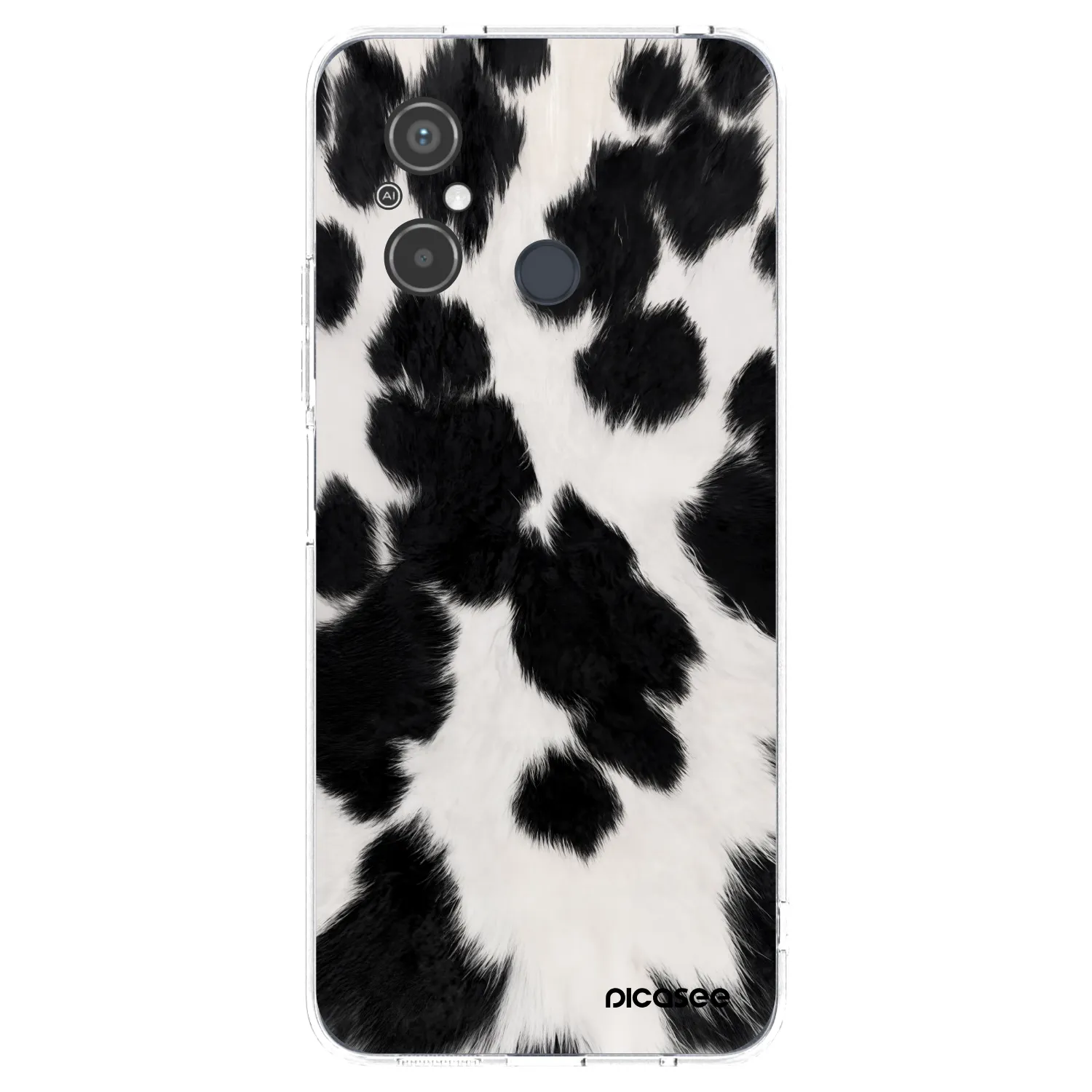 Picasee Xiaomi Redmi 12C Hülle - Transparentes Silikon - Black Moo