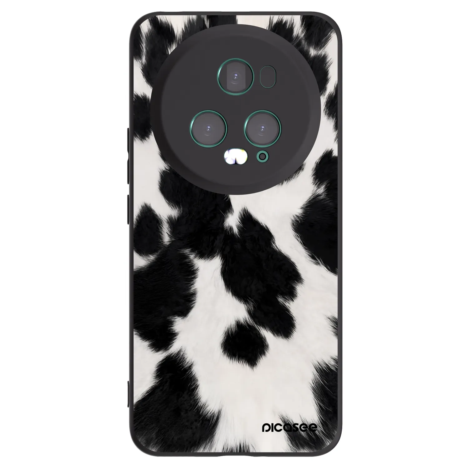 Picasee Honor Magic5 Pro Hülle - Schwarzes Silikon - Black Moo