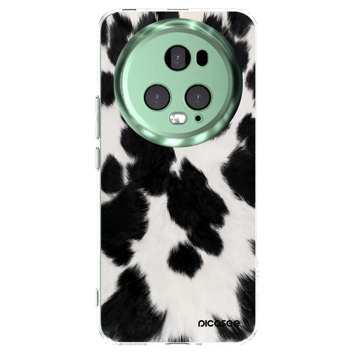 Picasee Honor Magic5 Pro Hülle - Transparentes Silikon - Black Moo