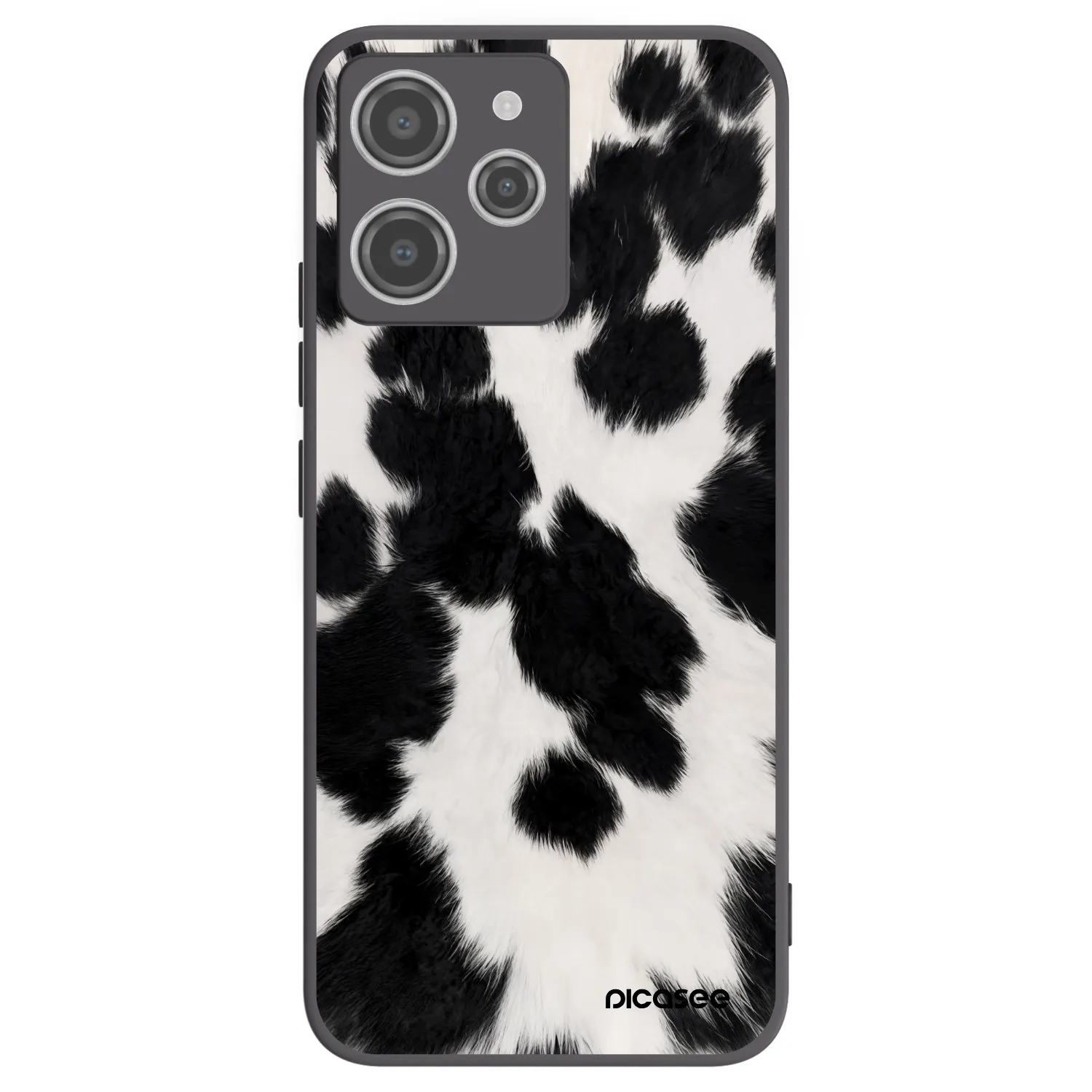 Picasee Xiaomi Redmi 12 4G Hülle - Schwarzes Silikon - Black Moo