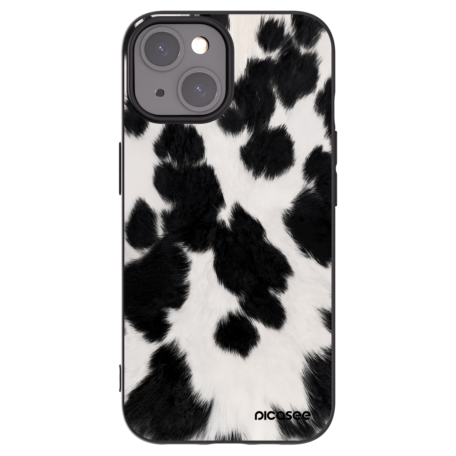 Picasee Apple iPhone 15 Hülle - Schwarzes Silikon - Black Moo