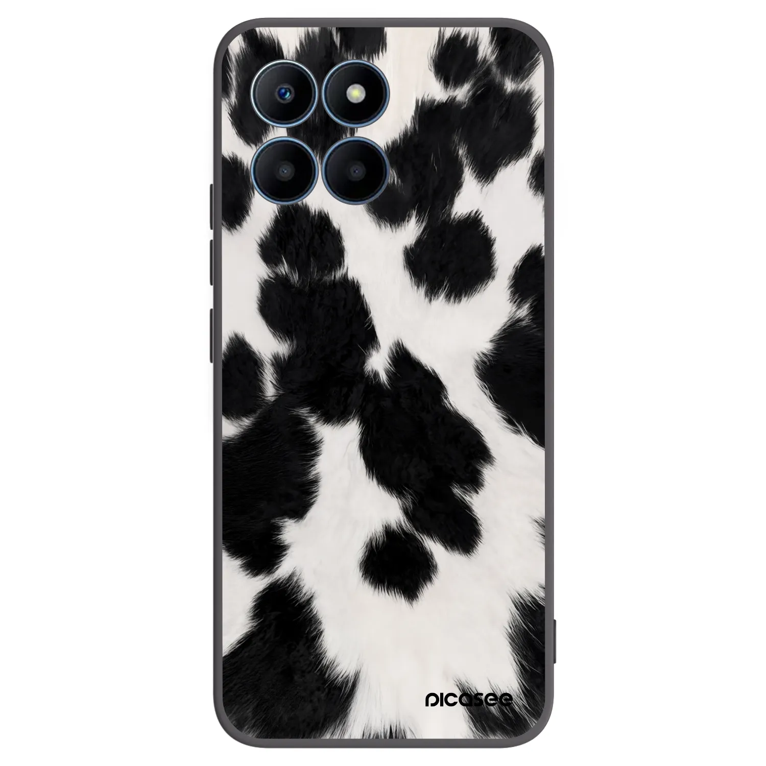 Picasee Honor 70 Lite Hülle - Schwarzes Silikon - Black Moo