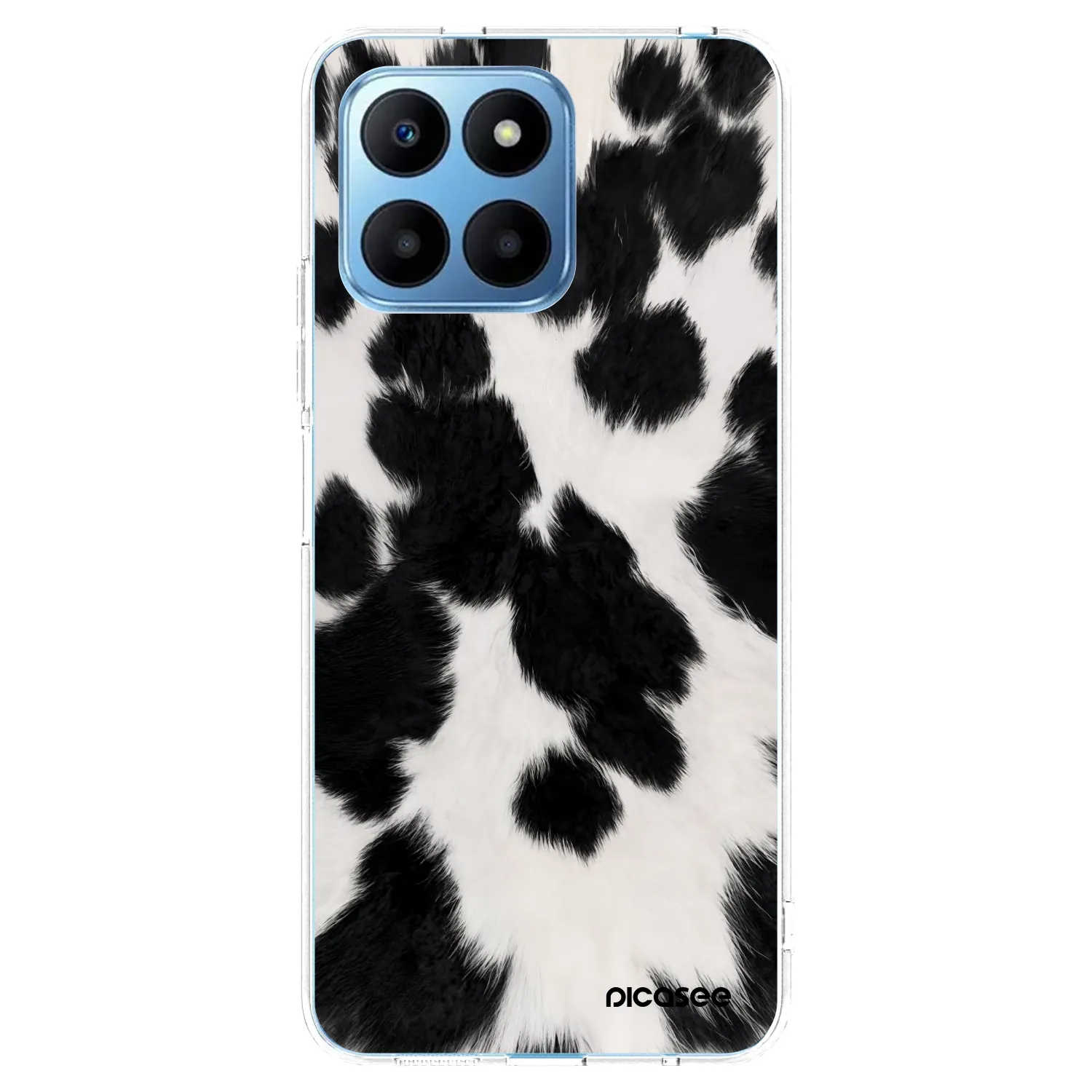 Picasee Honor 70 Lite Hülle - Transparentes Silikon - Black Moo