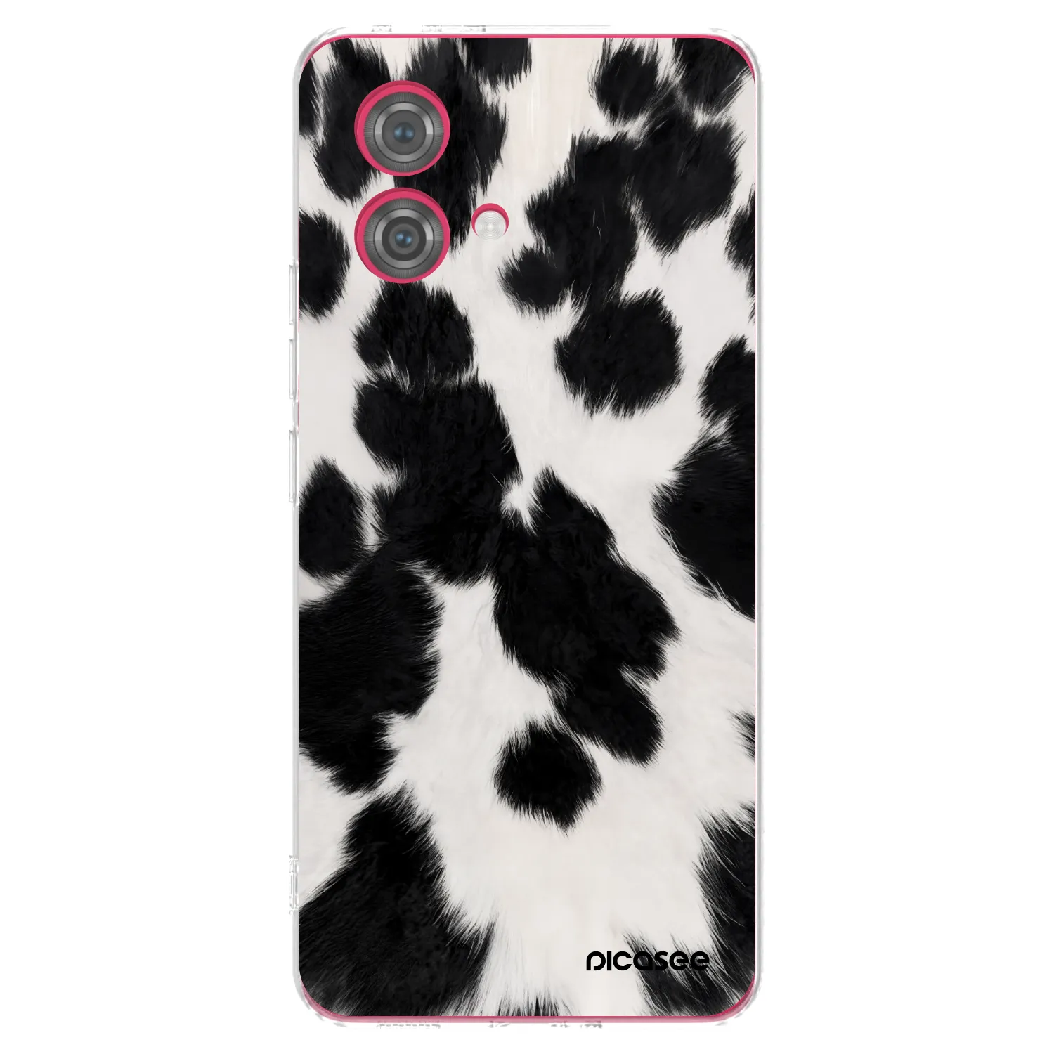 Picasee Motorola Moto G84 5G Hülle - Transparentes Silikon - Black Moo