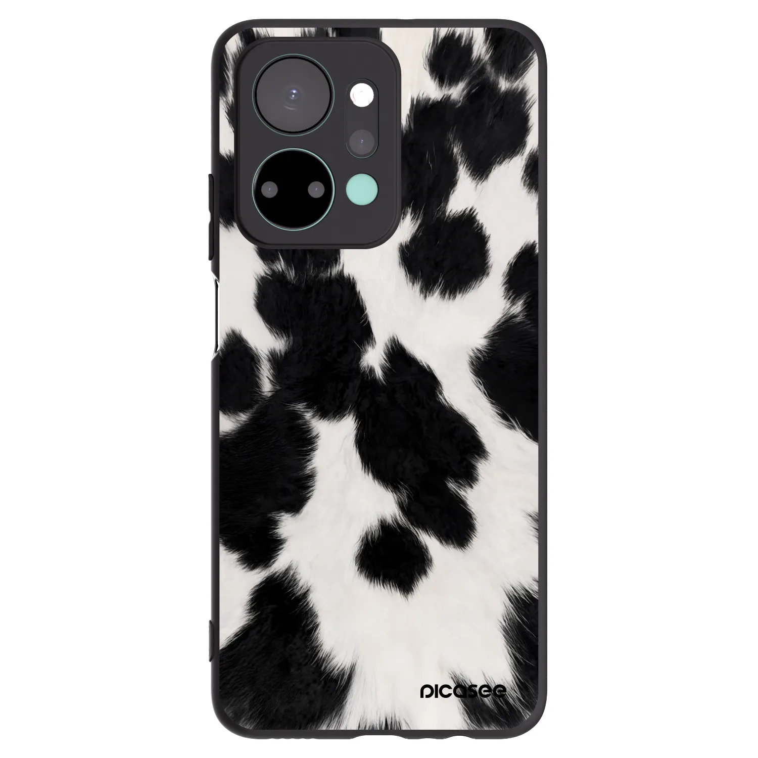 Picasee Honor X7a Hülle - Schwarzes Silikon - Black Moo