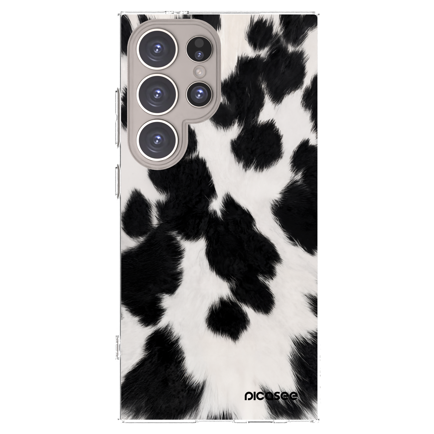 Picasee Samsung Galaxy S24 Ultra S928B 5G Hülle - Transparentes Silikon - Black Moo