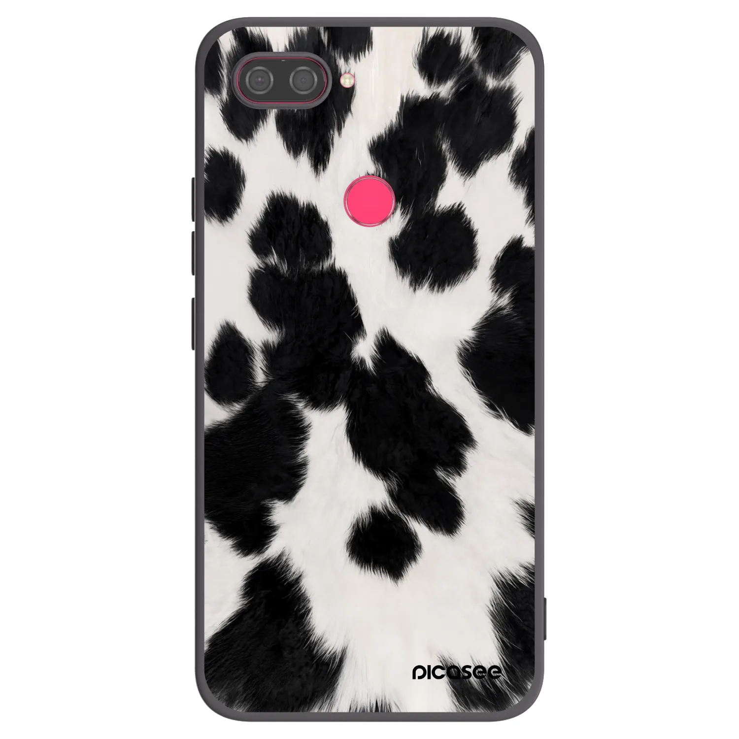 Picasee Xiaomi Mi 8 Lite Hülle - Schwarzes Silikon - Black Moo